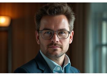 Dr. Matthew Walker with a calm and insightful expression, discussing sleep research with a background hinting at brain activity or sleep cycles.