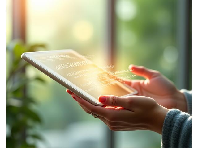 Illustration of a person reading a detailed document with a magnifying glass, surrounded by subtle wellness icons like leaves and a heart, conveying clarity and agreement.